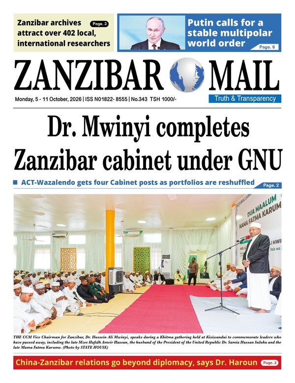 Jalada la gazeti Zanzibar Mail